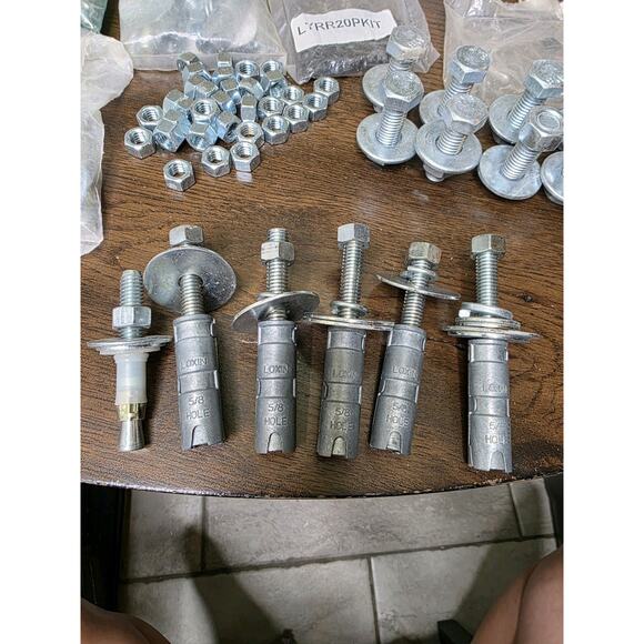 5 Pc 5/8”-11 Expansion Shield Concrete Anchor 1” Hole - Picture 14 of 16